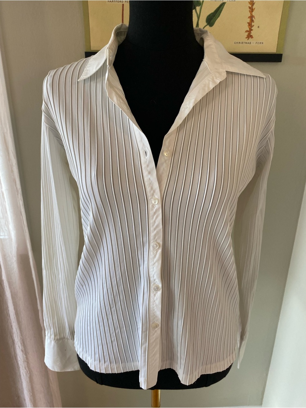Vintage Talbots white button down, women’s size S